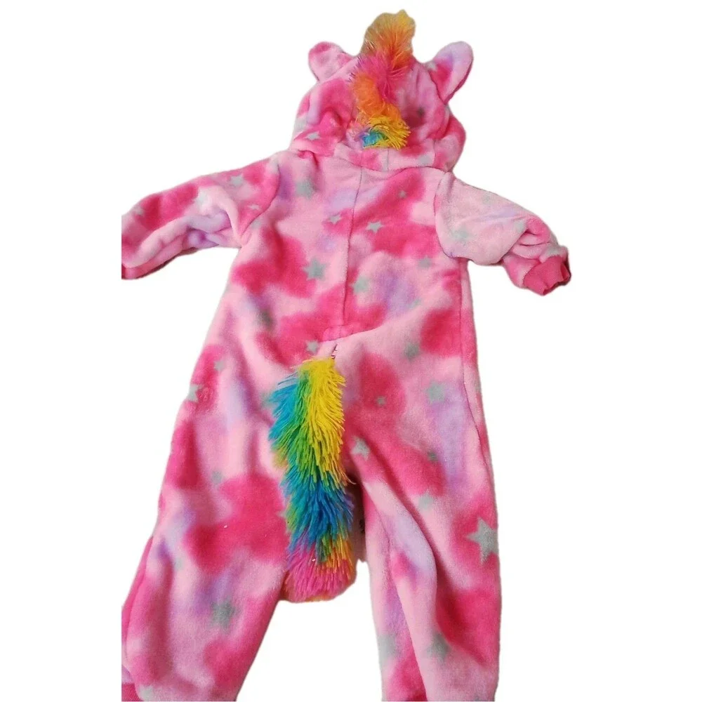 Children's Tye- Dye fleece Unicorn Outfit Size 80 Equivalent To 9-12 Month